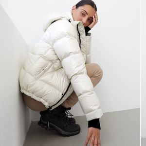 Aritzia TNA SuperPuff XS High Gloss Birch